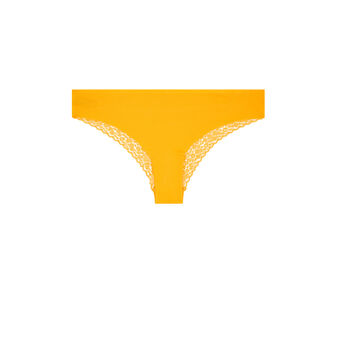 Shorty en coton uni clintangiz safran.