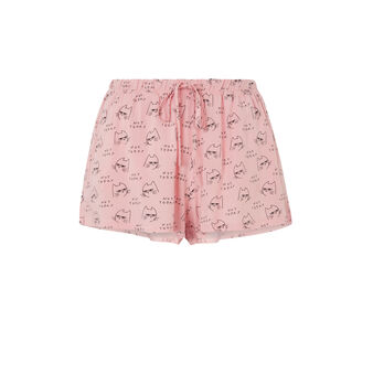 Short imprim&eacute; chat sundayiz rose.