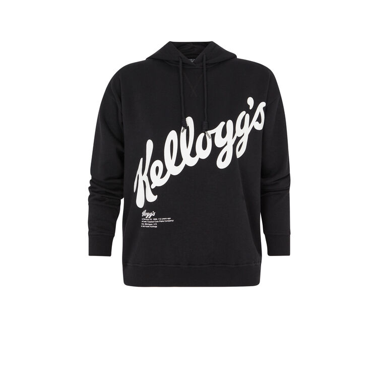 Sweat à capuche licence kellogg's kellogiz noir.
