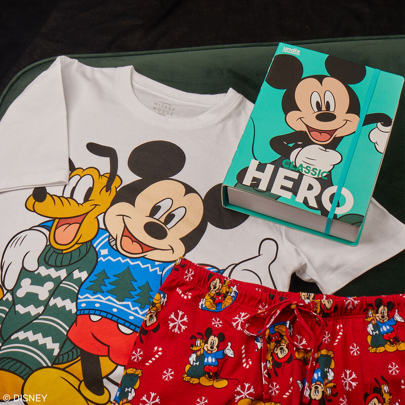set pyjama manches courtes Mickey et Pluto - blanc set pyjama manches courtes Mickey et Pluto - blanc;
