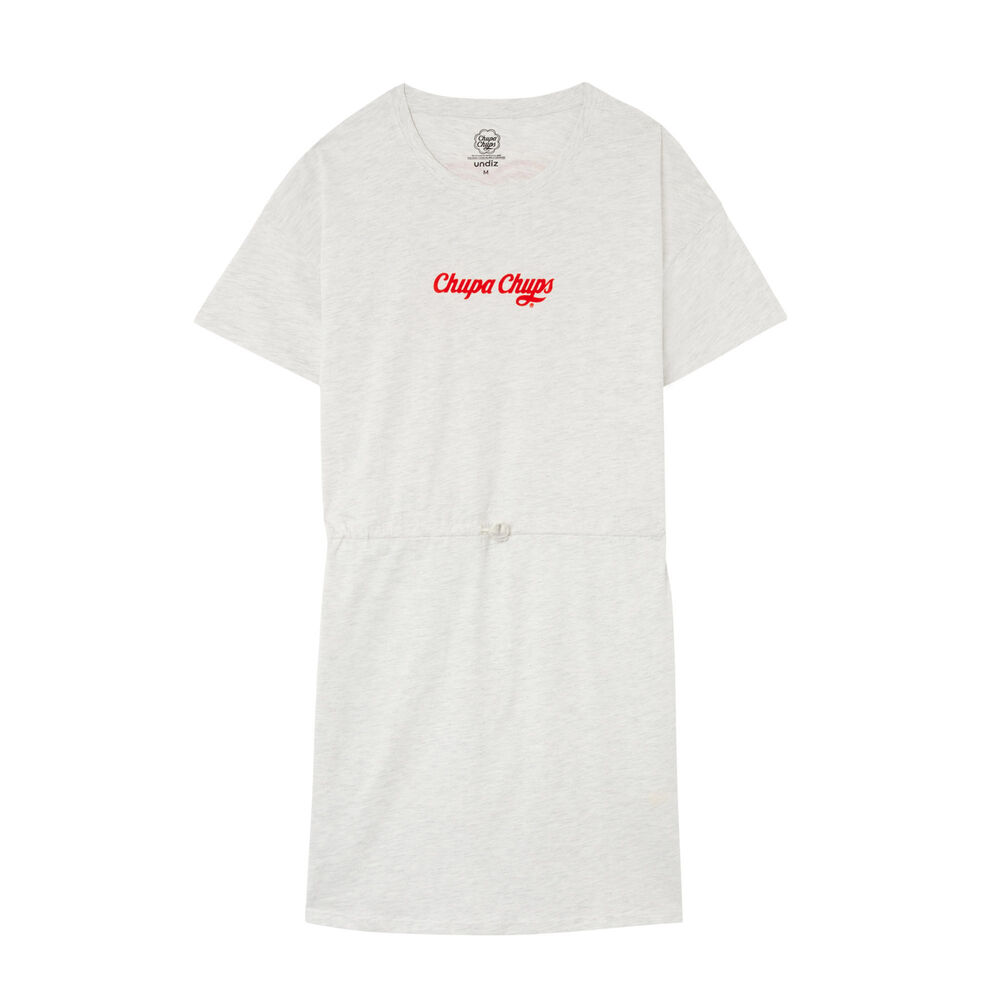 Robe nouée chupa chups - gris chiné gris.