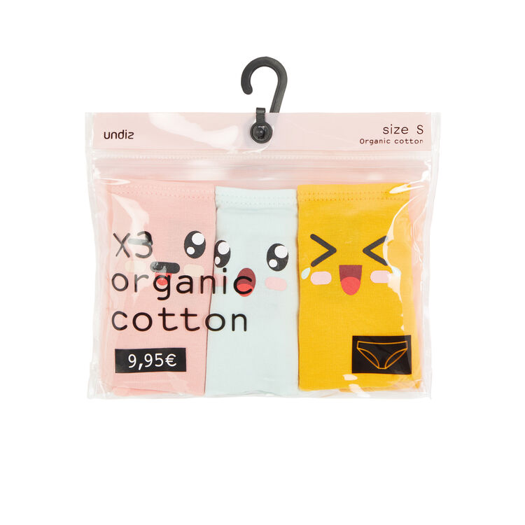 Lot de 3 culottes coton bio cutifaciz Lot de 3 culottes coton bio cutifaciz;