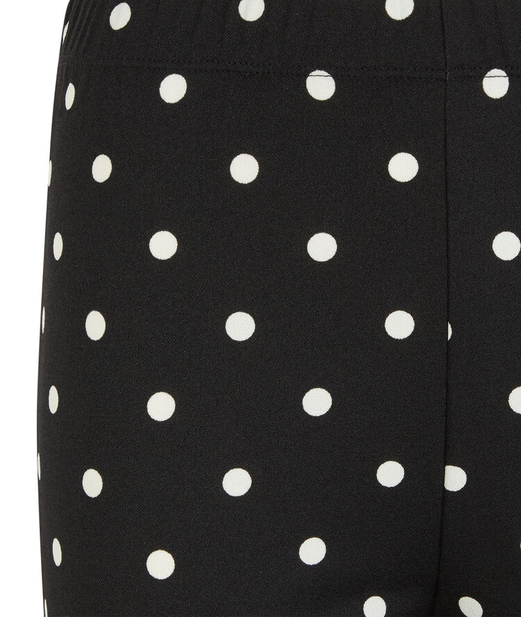 Pantalon imprimé pois - noir noir.