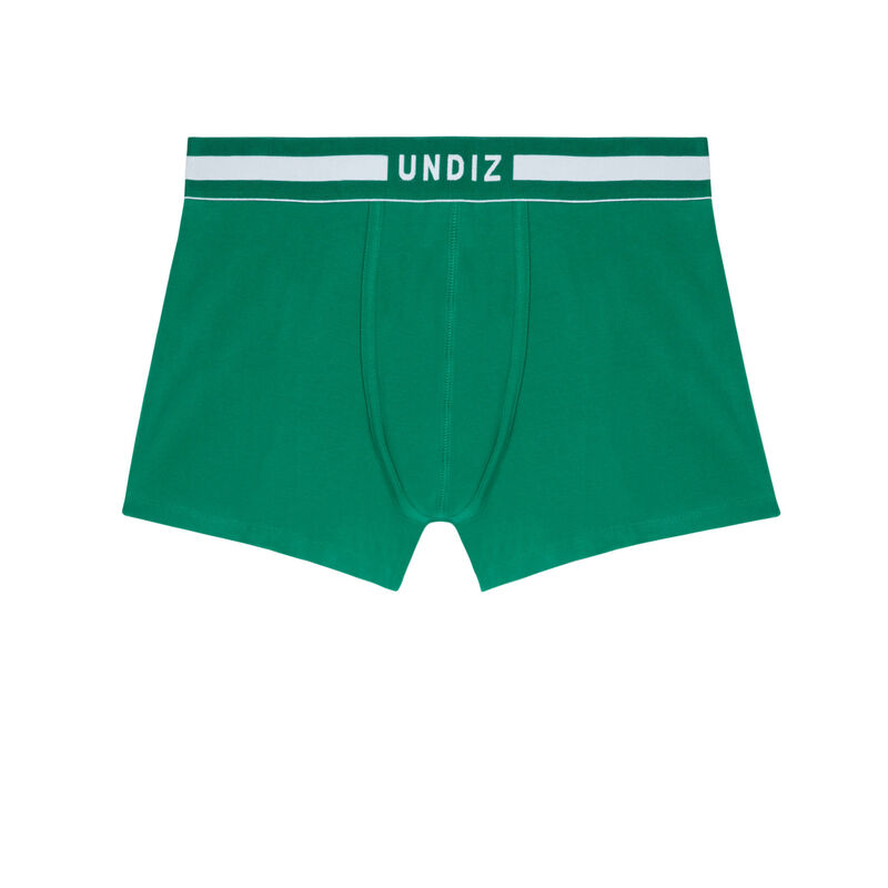 boxer uni en coton - vert boxer uni en coton - vert;