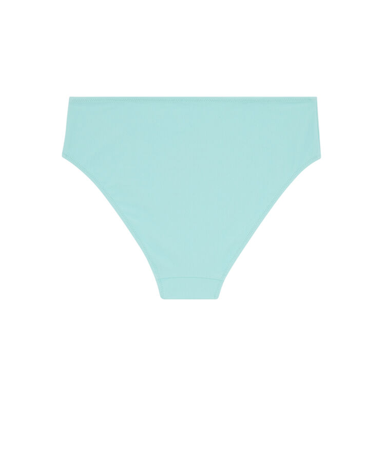 Bas de maillot de bain culotte taille haute - bleu turquoise bleu turquoise.