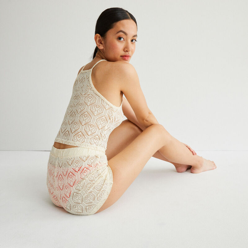 short en dentelle - écru short en dentelle - écru;