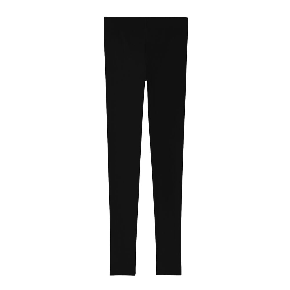 Legging uni en lycra - noir noir.