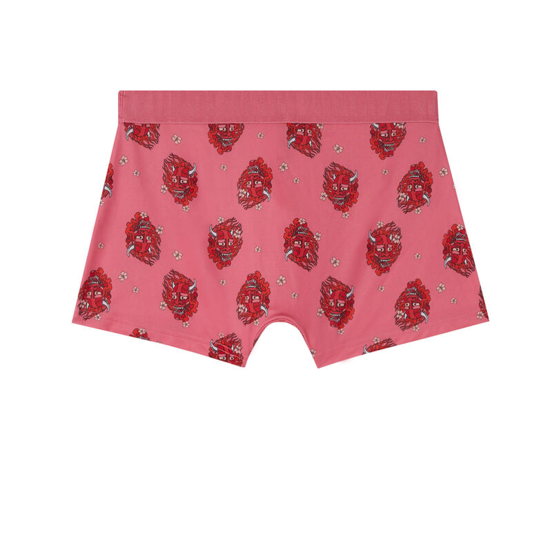 boxer à motifs masque démon - rose boxer à motifs masque démon - rose;