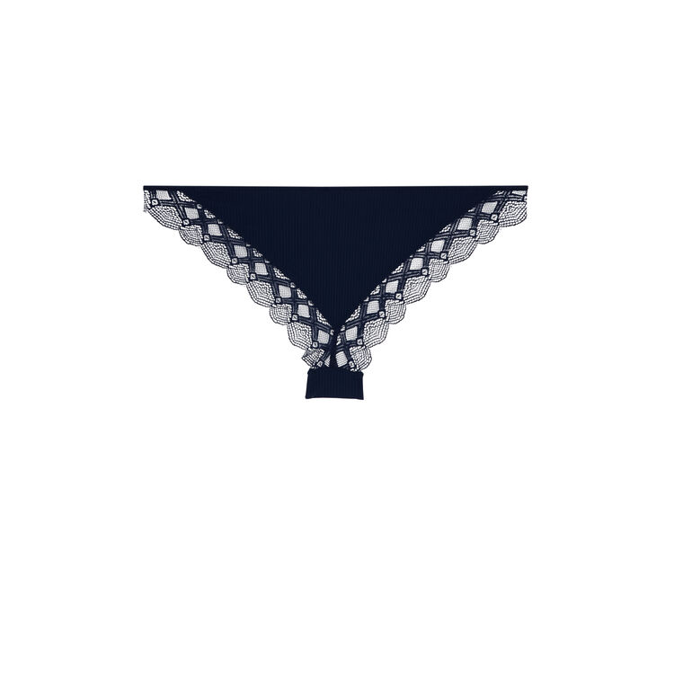 Tanga bleu marine monoskiz bleu.