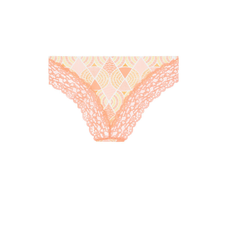 Culotte en micro imprimé wax - rose Culotte en micro imprimé wax - rose;