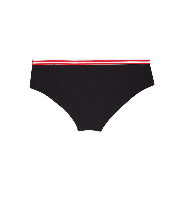 Shorty en coton licence kellogg's noir.