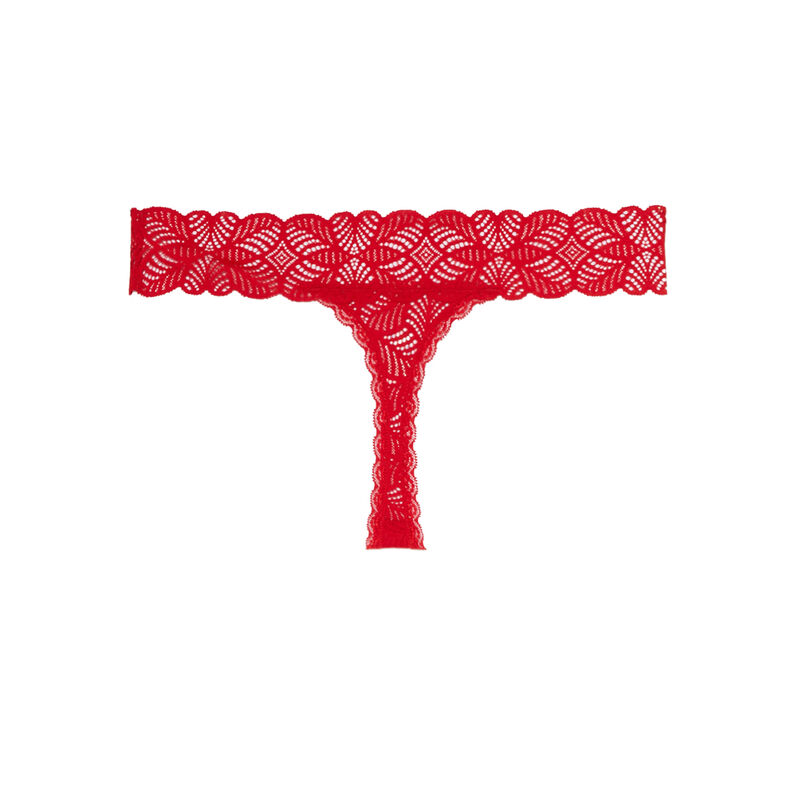string tout en dentelle - rouge string tout en dentelle - rouge;