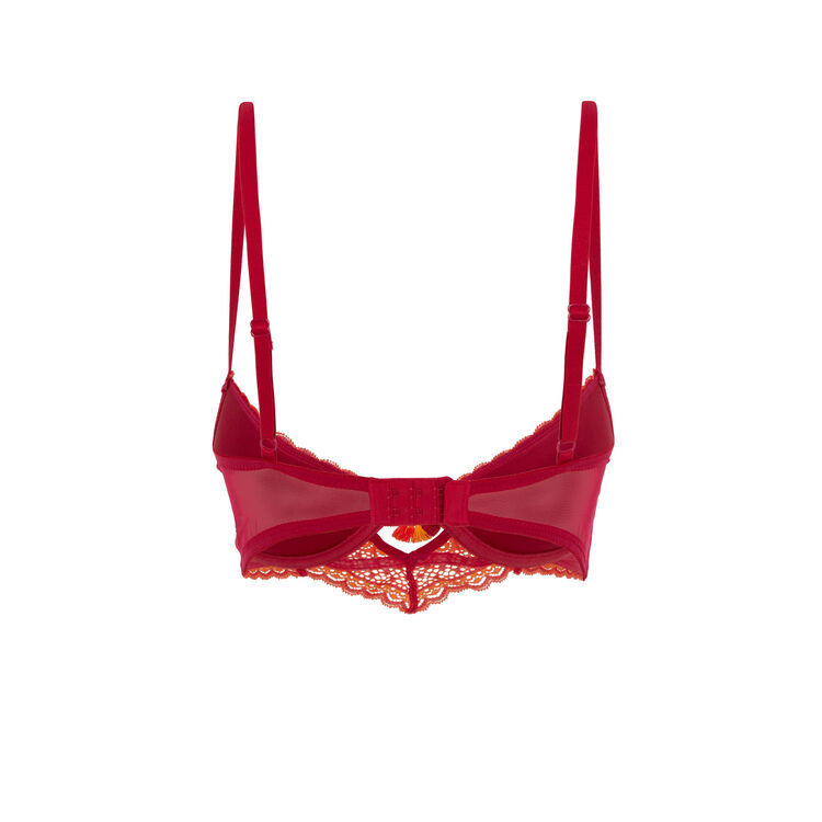 Soutien-gorge push rouge orangé colorlaciz Soutien-gorge push rouge orangé colorlaciz;