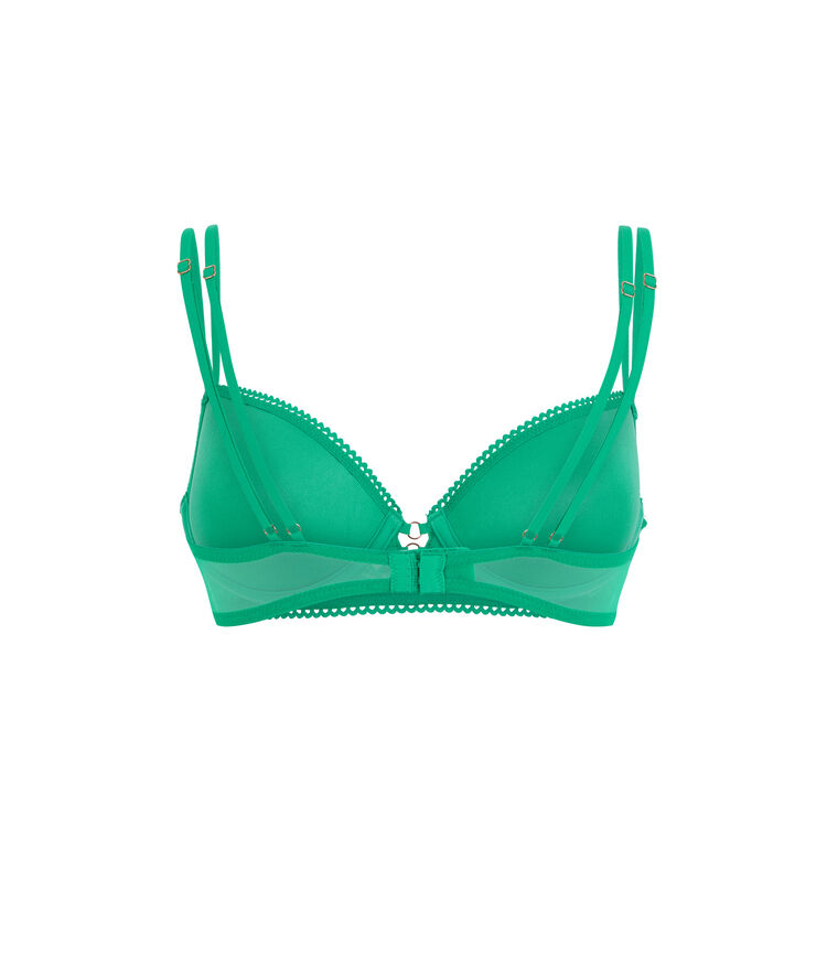 Soutien-gorge ampli vert émeraude lurexiz vert.