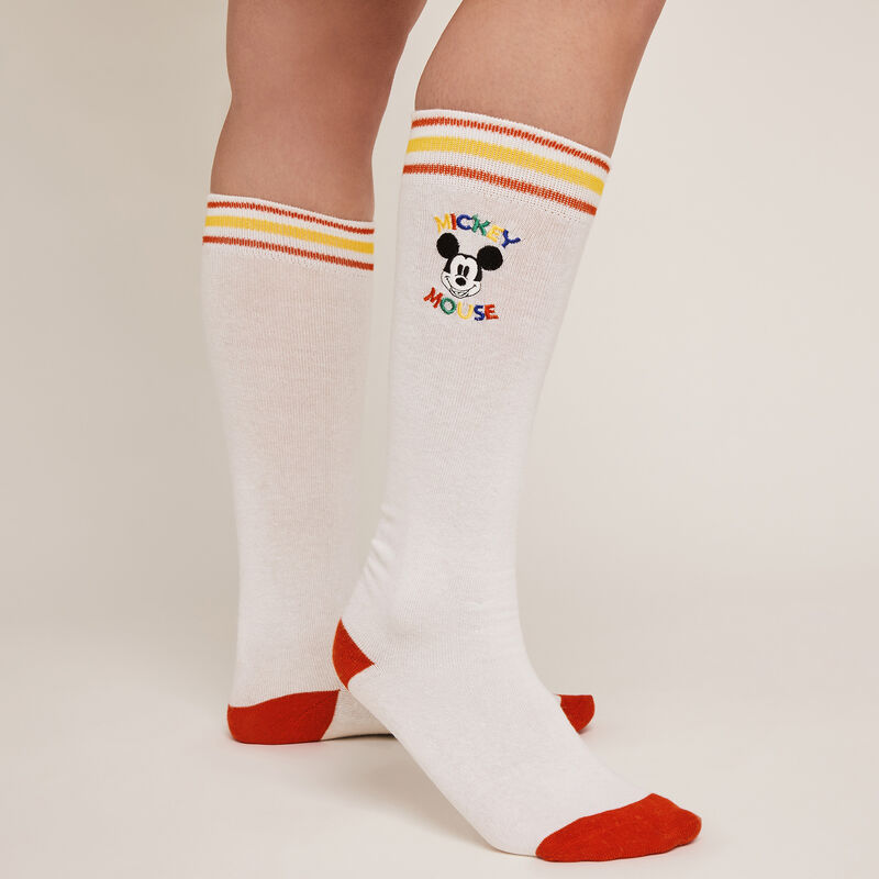 Chaussettes imprimé mickey - blanc Chaussettes imprimé mickey - blanc;
