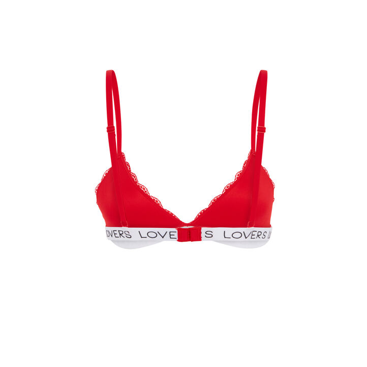 Soutien-gorge triangle rouge secretiz red.