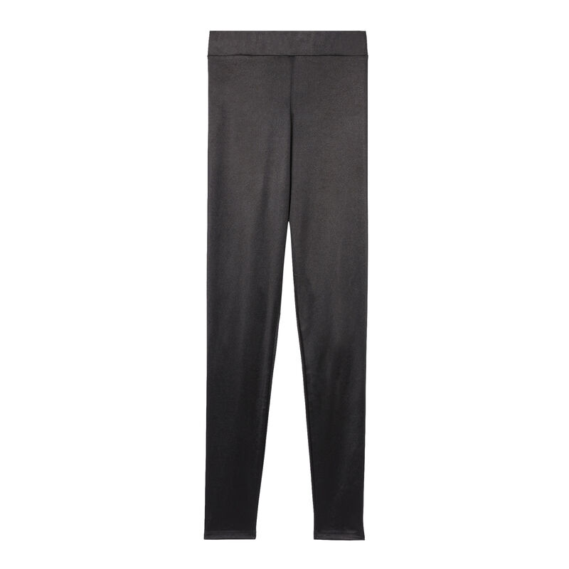 legging uni en satin - noir legging uni en satin - noir;