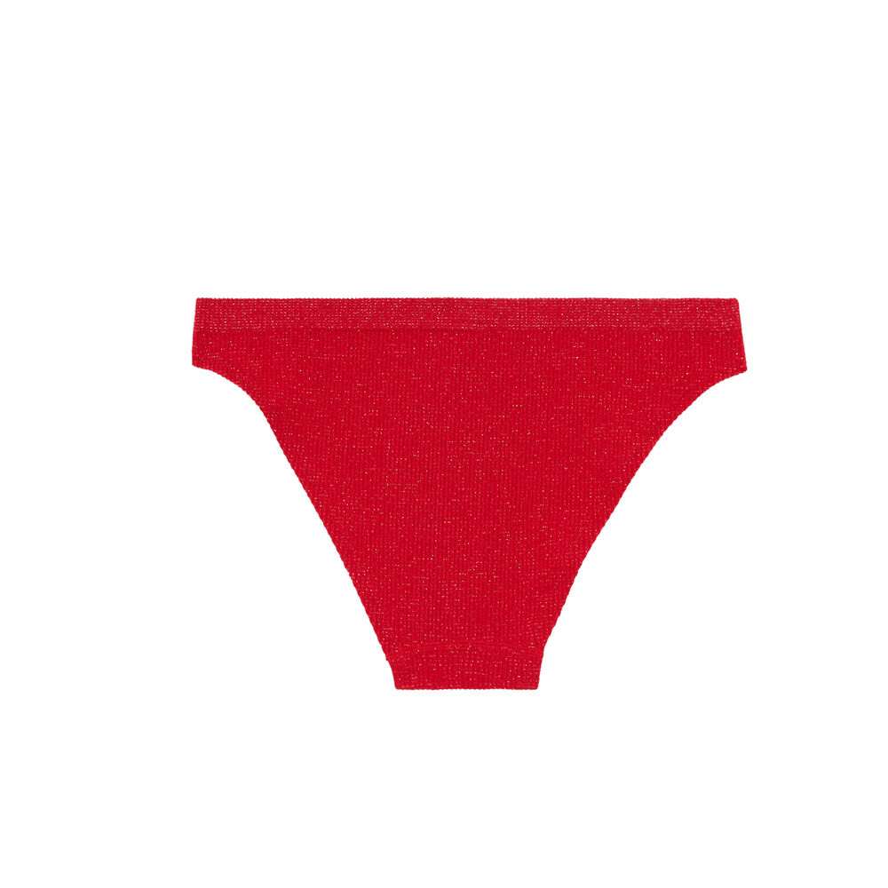 Culotte à brillant - rouge rouge.