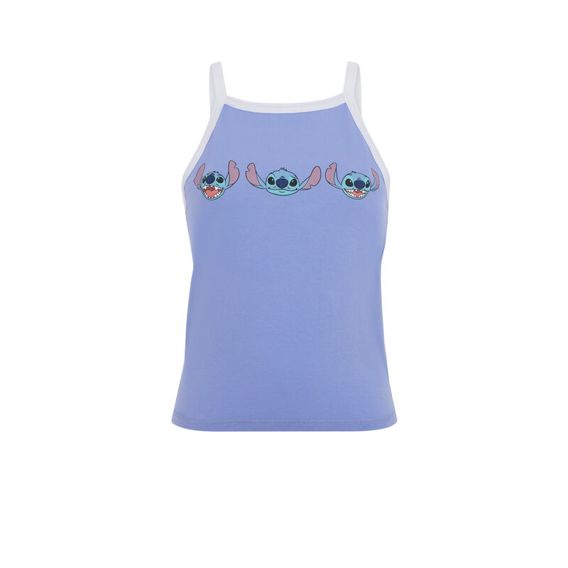 Top à fines bretelles Stitch - violet Top à fines bretelles Stitch - violet;