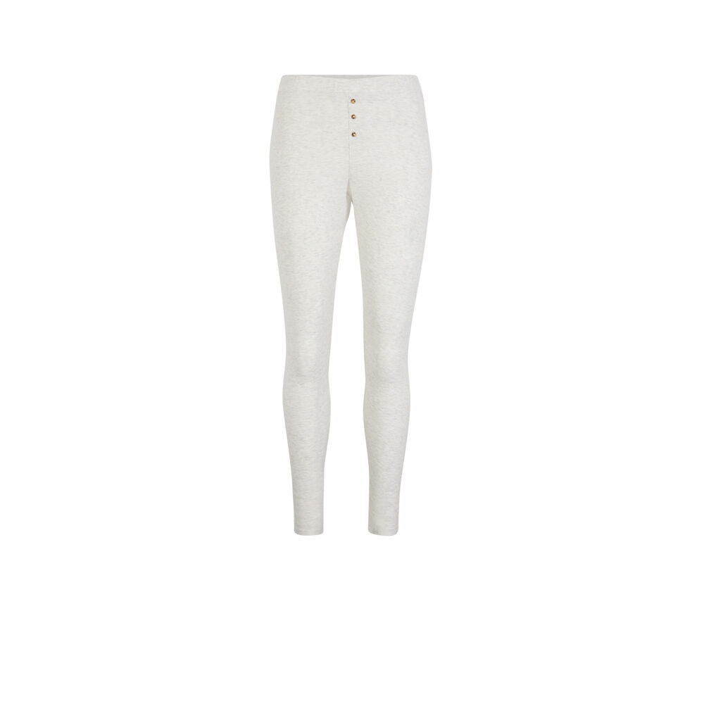 Legging uni - gris gris.