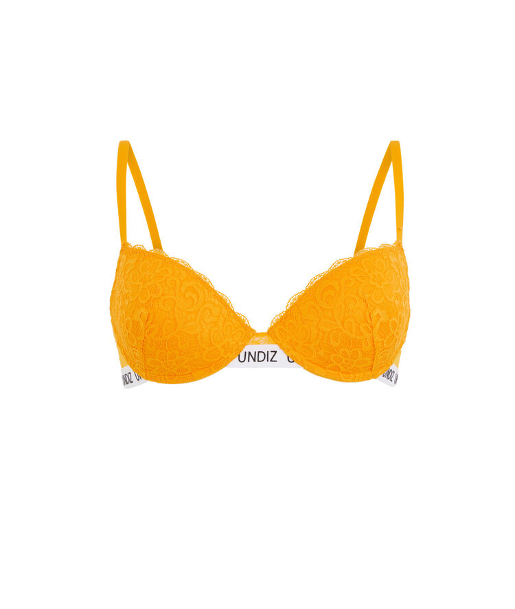 Soutien-gorge ampli safran secretiz laciz orange.