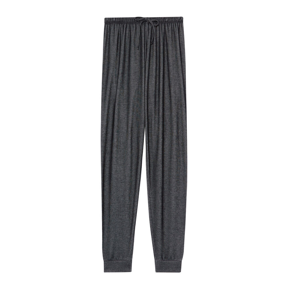 Pantalon côtelé - noir noir.