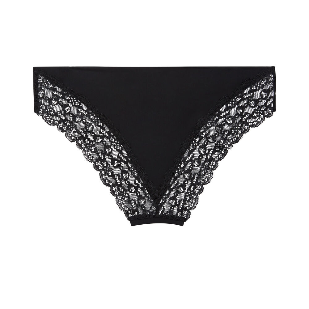 Culotte en micro - noir noir.