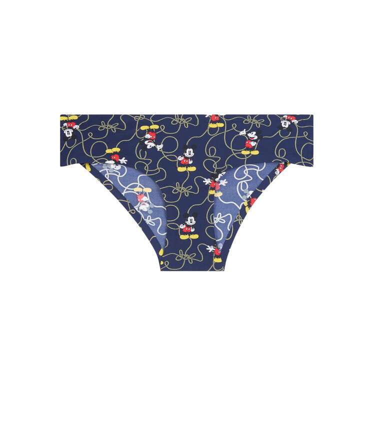 Shorty en micro imprimé mickey - bleu bleu.