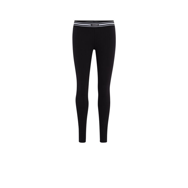 Legging en jersey dragoniz noir.