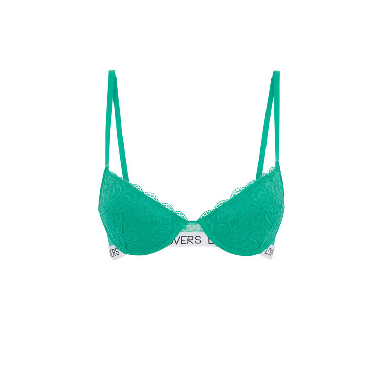 Soutien-gorge ampli vert turquoise secretiz Soutien-gorge ampli vert turquoise secretiz;