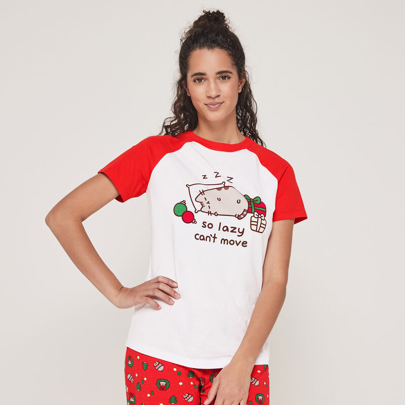 Set pyjama top + pantalon imprimé Pusheen pusheenaniz Set pyjama top + pantalon imprimé Pusheen pusheenaniz;