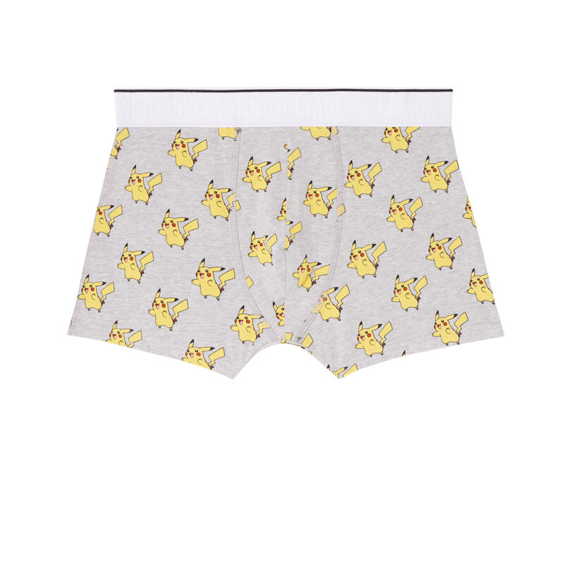 boxer à motifs Pikachu - gris boxer à motifs Pikachu - gris;
