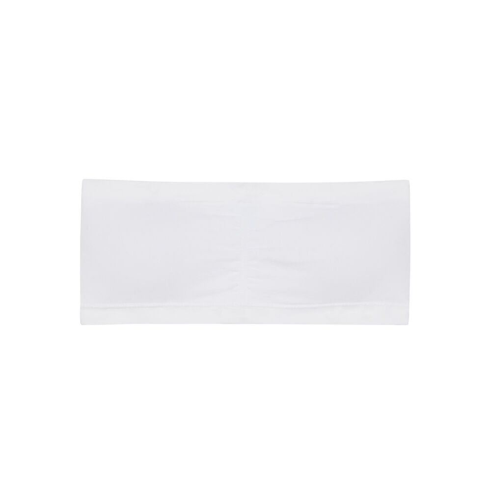 Soutien-gorge bandeau sans coutures - blanc blanc.