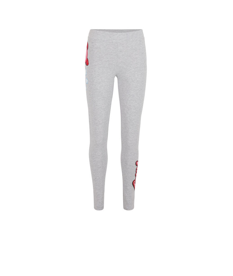 Legging en jersey print kirby kirbiz gris.