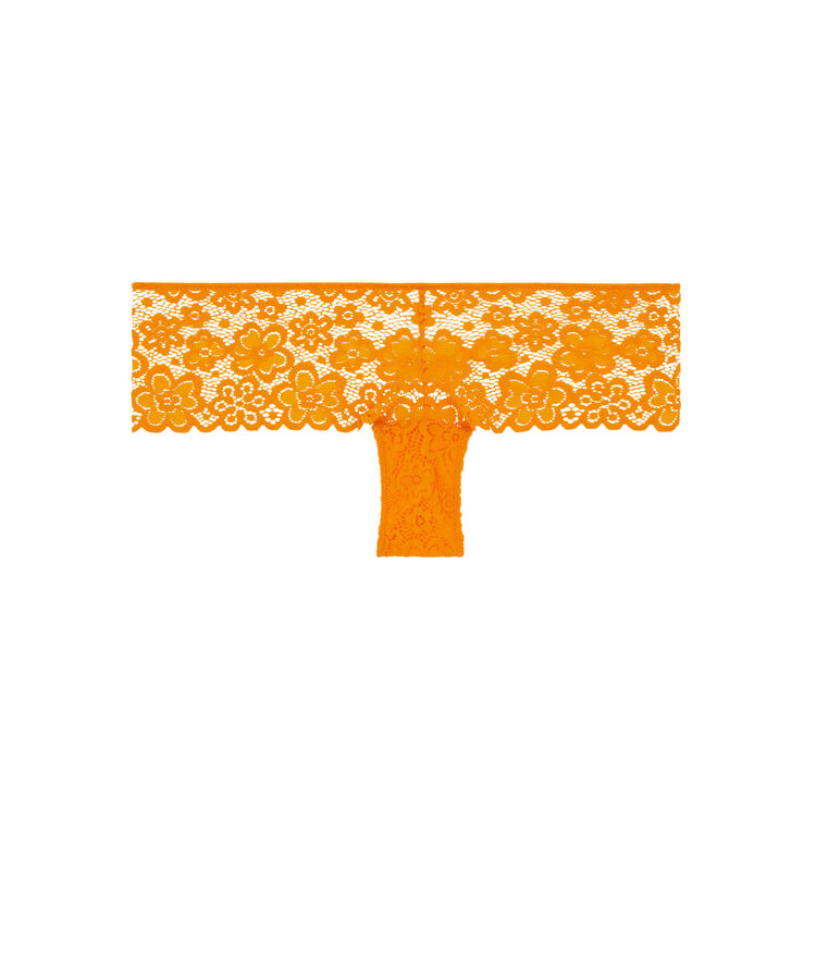Shorty en dentelle - orange orange.