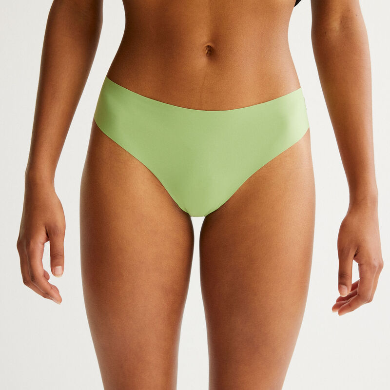 culotte en micro et dentelle - vert culotte en micro et dentelle - vert;