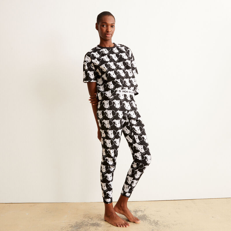 pantalon à motifs les 101 Dalmatiens - noir pantalon à motifs les 101 Dalmatiens - noir;