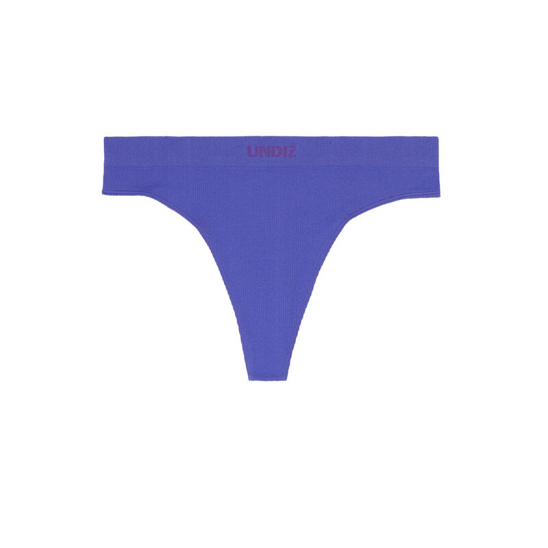 string sans couture taille haute - bleu ciel string sans couture taille haute - bleu ciel;