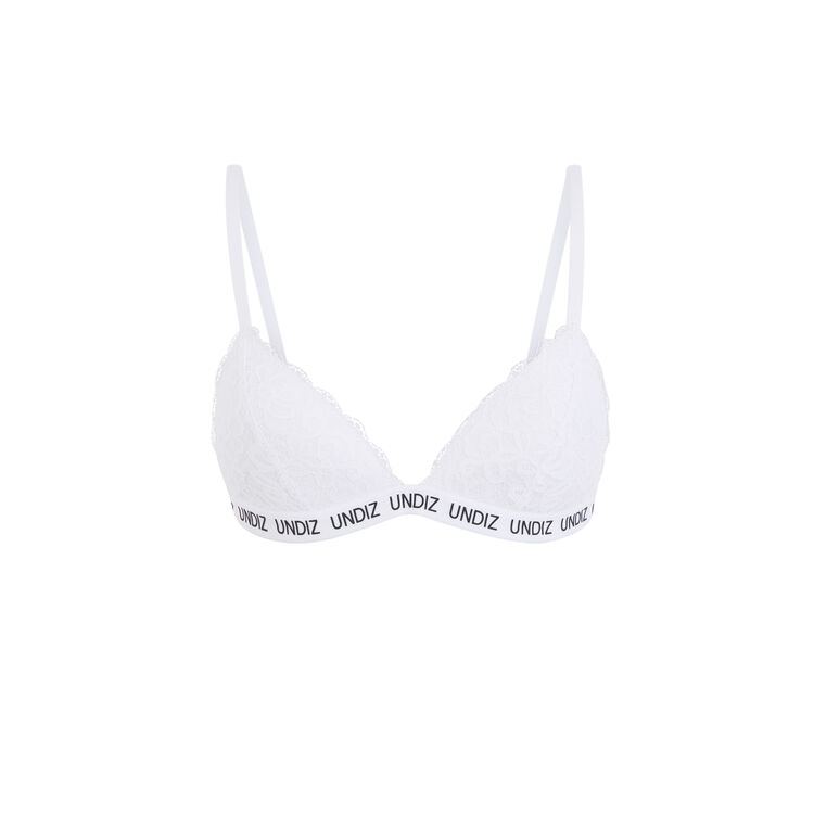Soutien-gorge triangle blanc laciz Soutien-gorge triangle blanc laciz;
