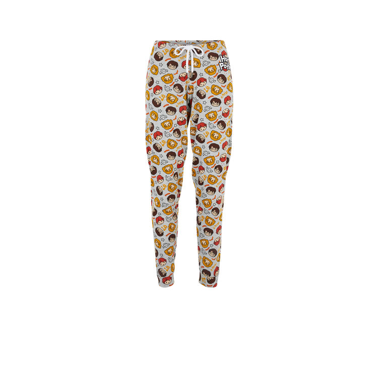 Pantalon en jersey print harry potter allharriz gris.