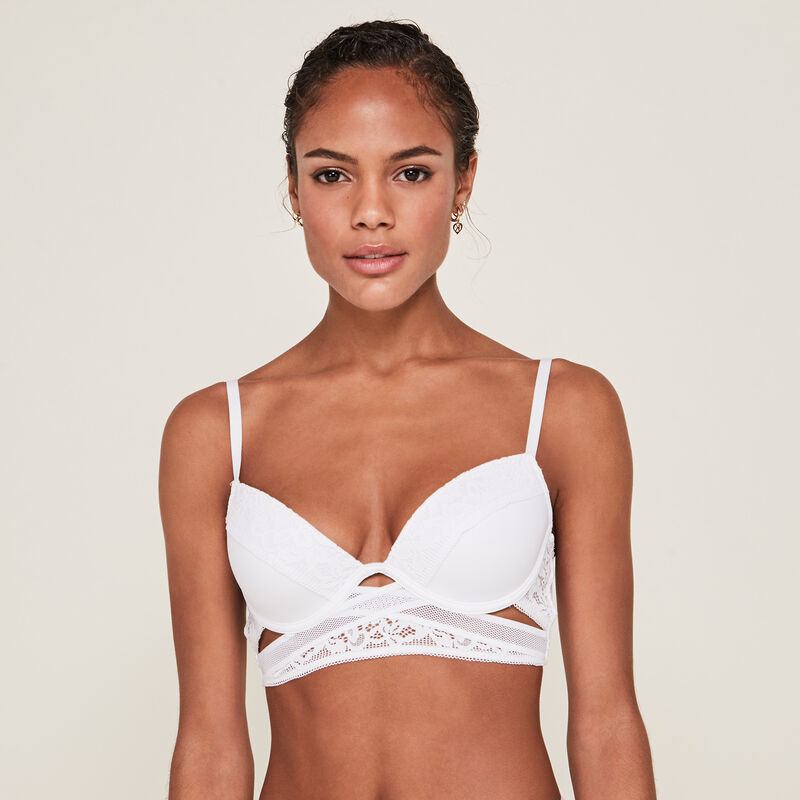 Soutien-gorge ampli bustier - blanc Soutien-gorge ampli bustier - blanc;