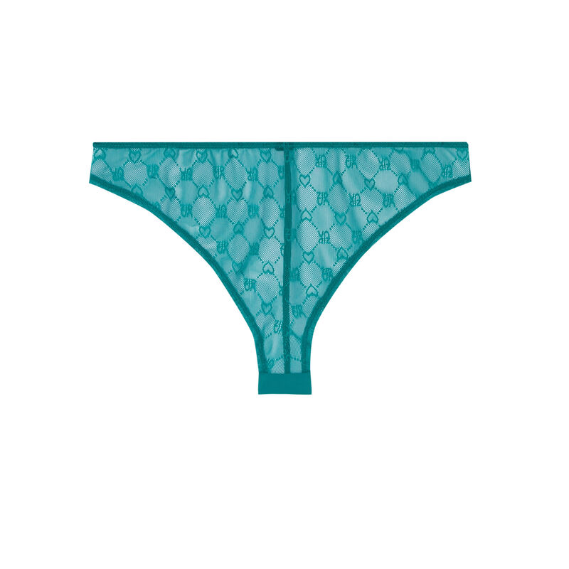 tanga à dentelle coeurs - vert tanga à dentelle coeurs - vert;
