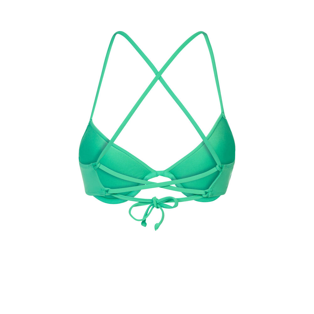 Haut de maillot de bain vert alohiz green.