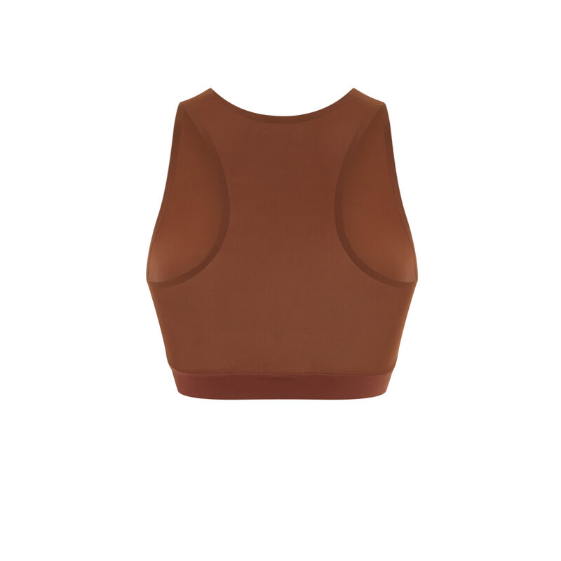 Soutien-gorge brassière sans armature - marron Soutien-gorge brassière sans armature - marron;