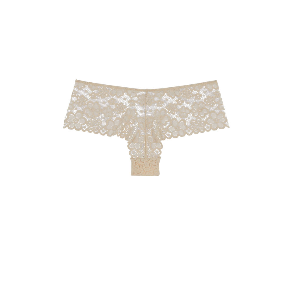 Shorty en dentelle - écru écru.