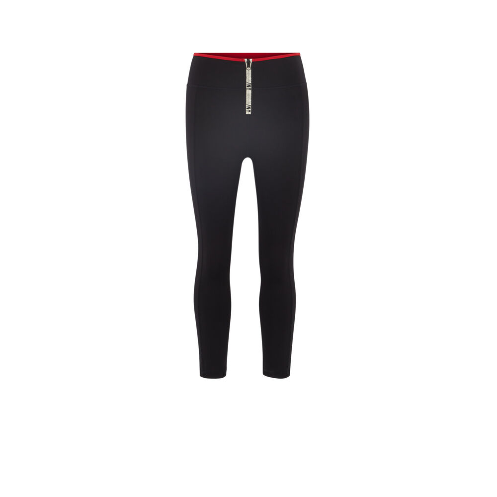 Legging de sport zippé - noir noir.