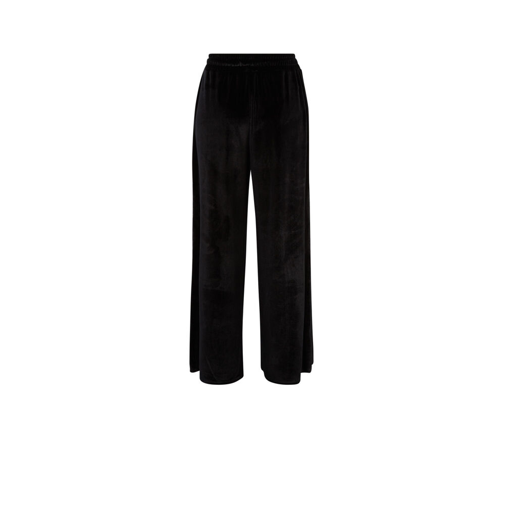 Pantalon en velours à motifs serpents - noir noir.