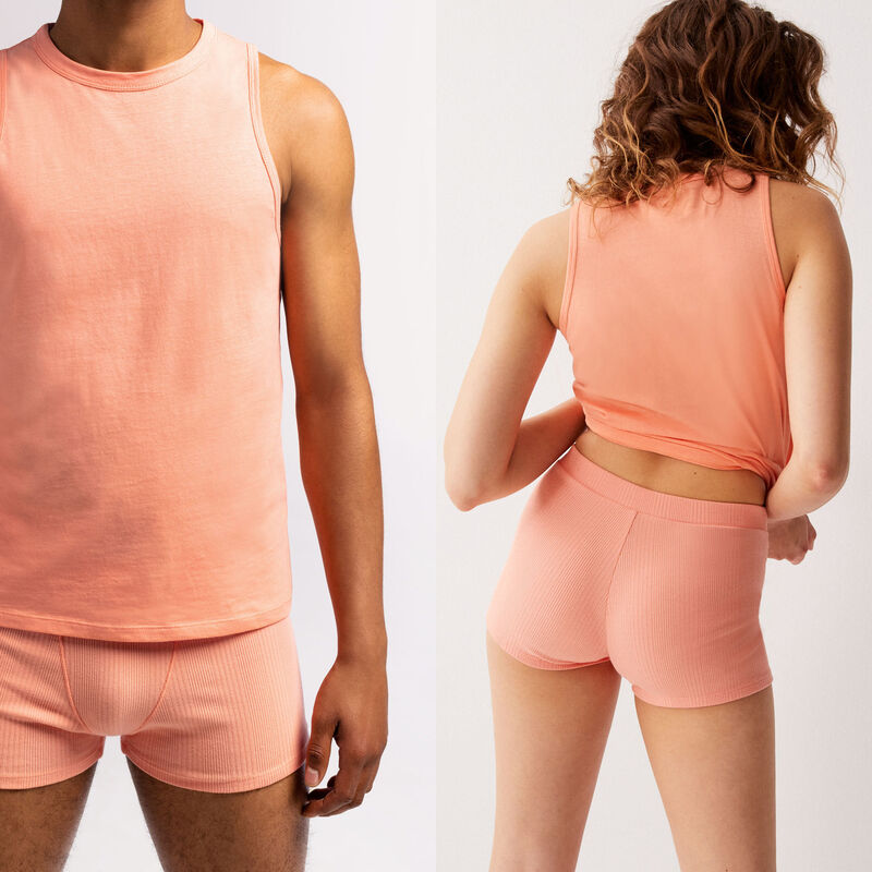 débardeur unisexe en jersey - pêche débardeur unisexe en jersey - pêche;