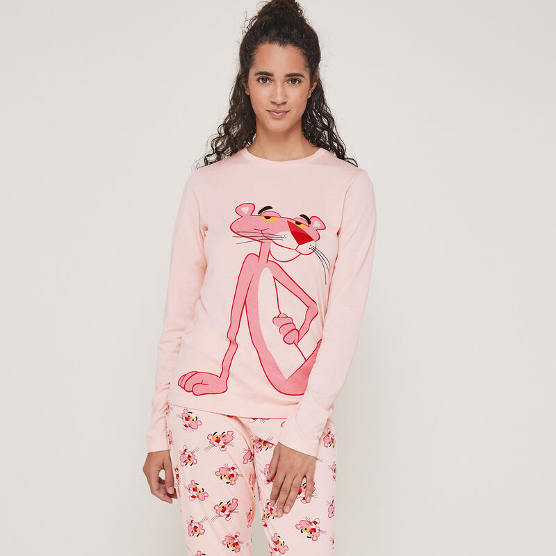 Set pyjama top + pantalon La panthère rose interpantheriz Set pyjama top + pantalon La panthère rose interpantheriz;