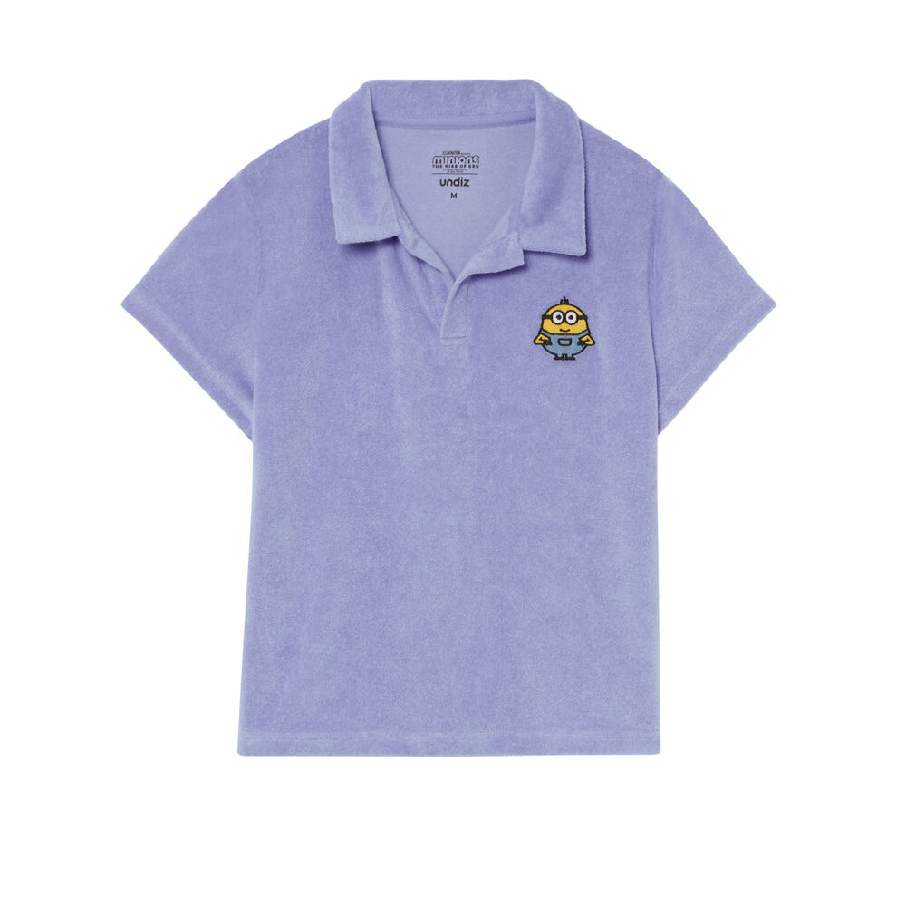 Top polo les minions - bleu bleu.